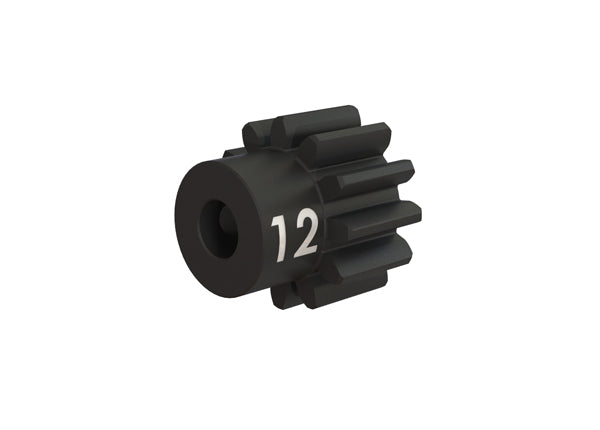 Traxxas 3942X Gear , 12-T pinion (32-p) , heavy duty (machined , hardened steel) / set screw - TRA3942X