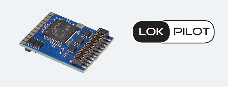 LokPilot 5 DCC-MM-SX-M4 Multi-Protocol Control-Only Decoder -- 21MTC NEM660 Interface