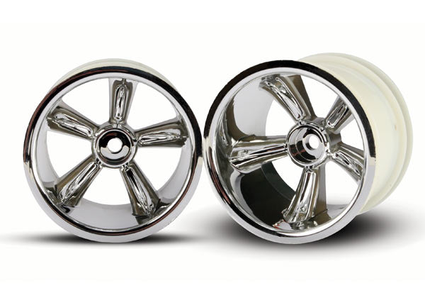 Traxxas 4172 TRX PRO STAR CHROME SHEELS (2) - TRA4172