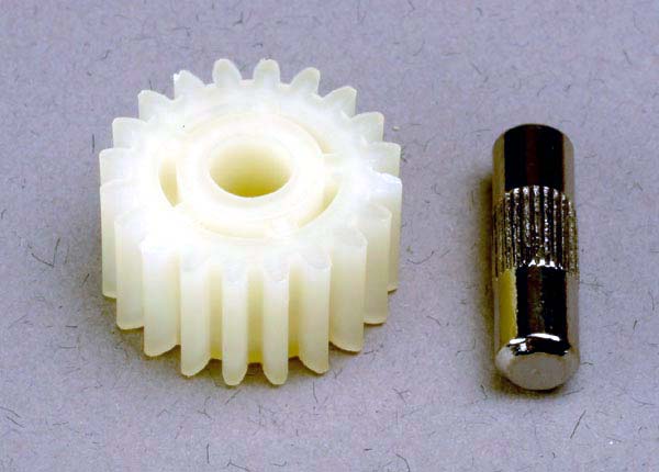 Traxxas 4196 Idler gear (20-tooth)/ idler gear shaft - TRA4196
