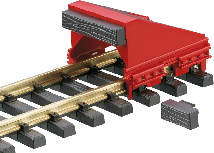 LGB #10316 Rhaetian Railway RhB - Style Track Bumper -- Era VI, Fits Code 332 Track