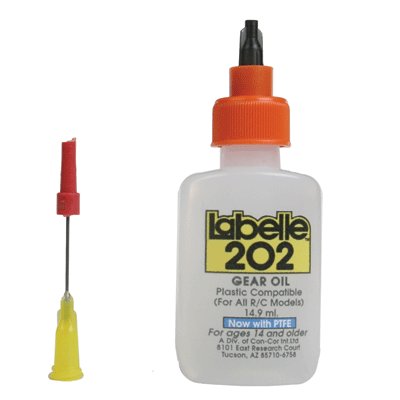 Labelle PTFE Bushing & Bearing Lubricant - 1/2oz 14.8mL -- For R/C & Slot Cars