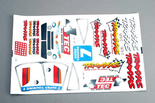 Traxxas 4313 Decal Sheet , 4-Tec - TRA4313