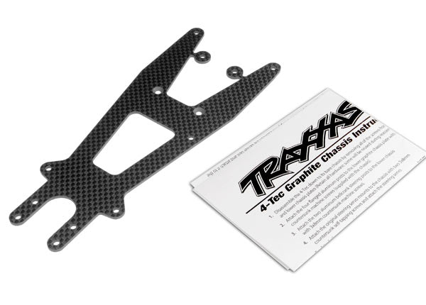 Traxxas 4323X Upper Chassis Plate , graphite - TRA4323X