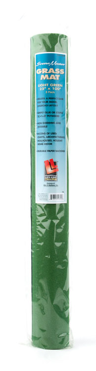 Life-Like GRASS MAT LIGHT GREEN 25X100 - 433-1009