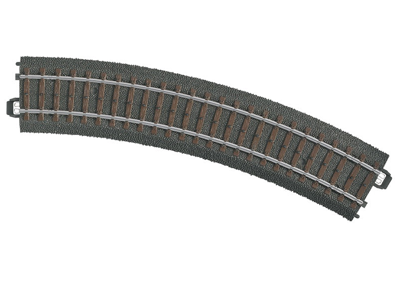 Marklin 24130 3-Rail C Track -- R1 Curve 14-3/16"  36cm Radius, 30-Degree