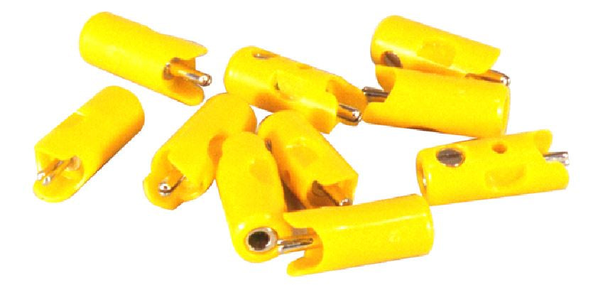Marklin New Style Plugs pkg(10) -- Yellow