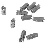 Marklin New Style Sockets pkg(10) -- Gray - 441-71426