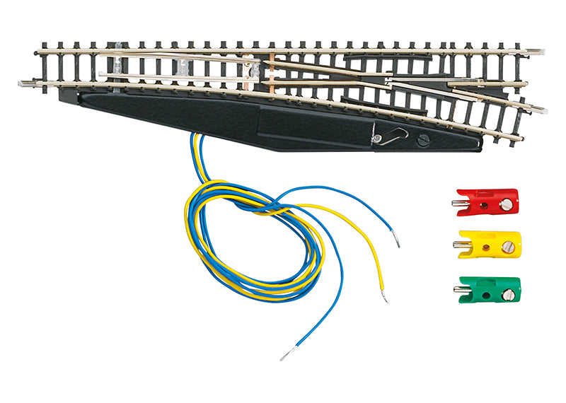 Turnout -- Straight, Right, Remote - 4-3/8" 11cm