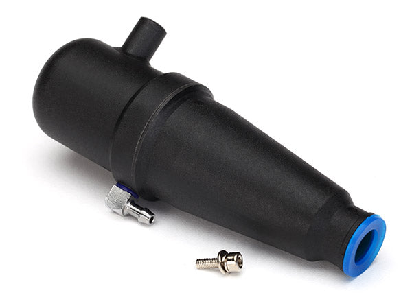 Traxxas 4452R Tuned pipe, assembled (N. Rustler, N. 4-Tec, N. Sport style) (TRX 2.5, 2.5R) (replaces 4452) - TRA4452R