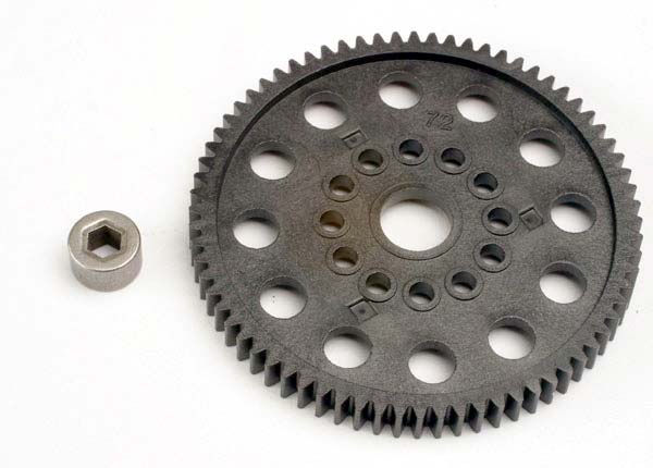 Traxxas 4472 Spur gear (72-Tooth) (32-pitch) w/Bushing - TRA4472