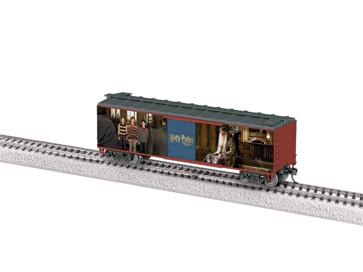 Lionel HO 2654180 40' Steel Flat-End Boxcar - Ready to Run -- Harry Potter and the Half Blood Prince (4 Movie Scenes)