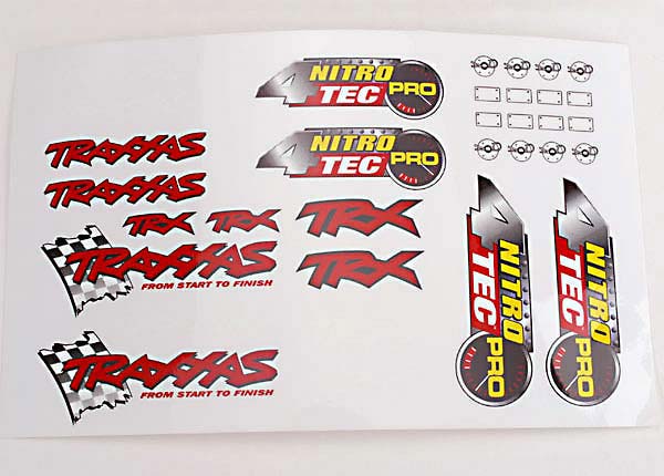 Traxxas 4814 Decal Sheet, Nitro 4-Tec Pro