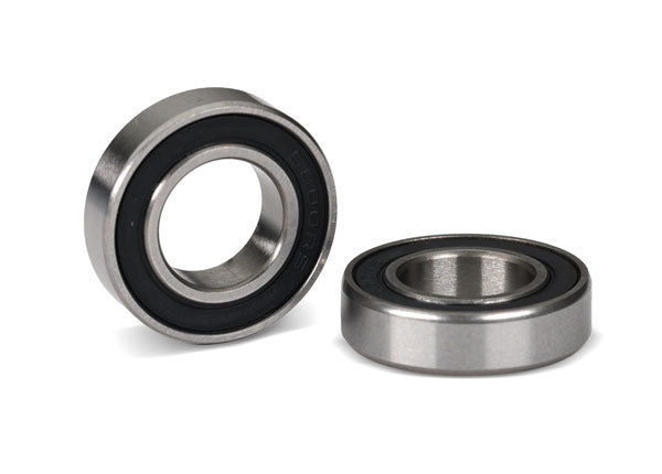 Traxxas 4889X Ball bearings, black rubber sealed (10x19x5mm) (2) - TRA4889X