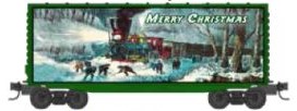 Micro-Trains Custom Christmas Car #B - 489-10100802B