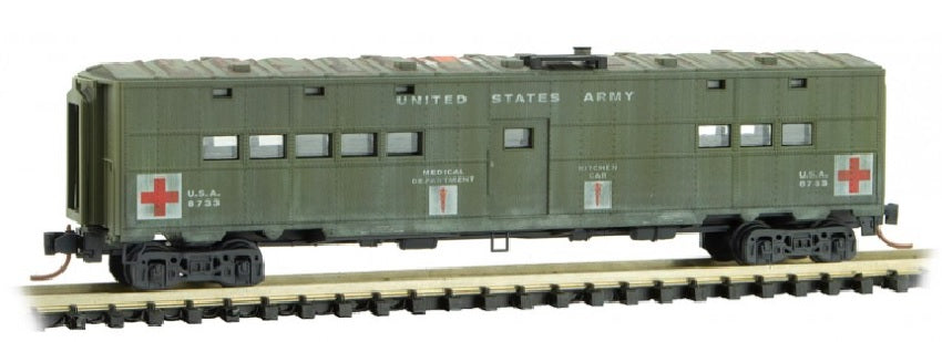 Micro-Trains N 50' TROOP KITCHEN CAR - 489-11844050