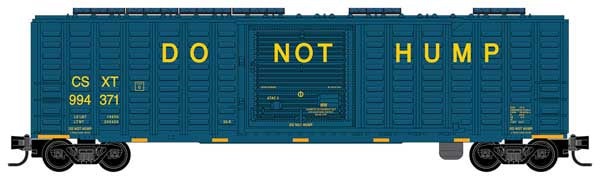 Micro-Trains N 50' Rib-Side Track Inspection Car, No Roofwalk - Ready to Run -- CSX #994371 (blue, yellow w/Modeler-Added Solar Panels)