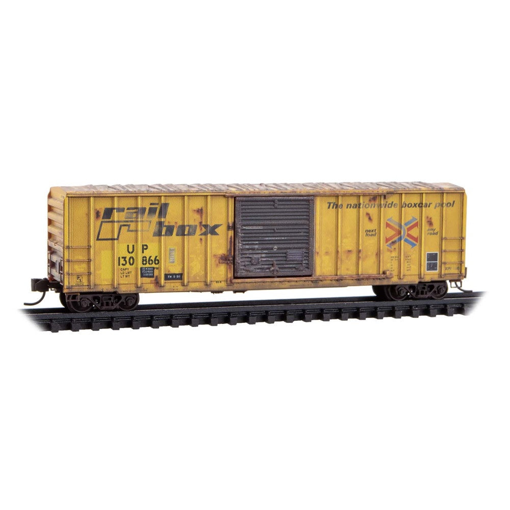 Micro-Trains 025 44 437 N 50' Rib Side PD Box Car - Union Pacific / ex-Railbox #130866