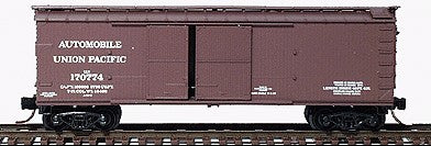 Micro-Trains 40' Double-Sheathed 1-1/2 Door Wood Boxcar w/Vertical Brake Wheel -- UP #170774 - 489-41010