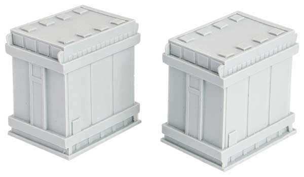 Micro-Trains N Special Permit Transformer Load 2-Pack -- Unpainted Resin Castings