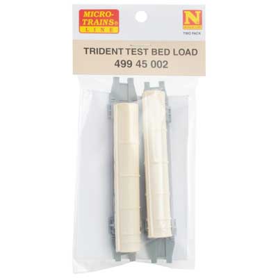 Micro-Trains Trident Test Bed Load 2-Pack -- Firs 70' Flatcar - 489-49945002