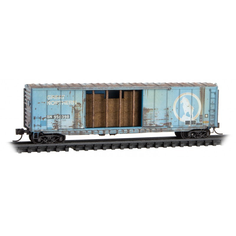 Micro-Trains Green Veneer Lumber Brace Laser-Cut Wood Kit -- Fits #489-182xxxx, 37xxxx & 34xxxx Series Boxcars - 489-49945009