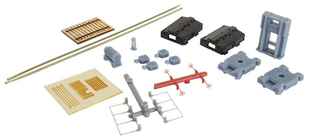 Micro-Trains N Scale Test Car2-Pack - Kit -- Mixed Media Kit, Undecorated