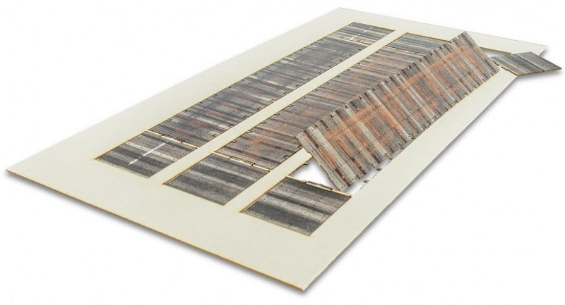 Micro-Trains Weathered Wood Deck -- Fits Micro-Trains(R) 61' Bulkhead Flatcar pkg(3) - 489-49994001