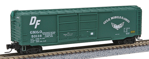Micro-Trains 50 Double-Door Boxcar -- Gulf, Mobile & Ohio #50116 - 489-50600222