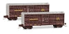 Micro-Trains 40' Single-Door Despatch Stock Car - Ready to Run -- Union Pacific #48225D (Boxcar Red, silver, yellow) - 489-52000192