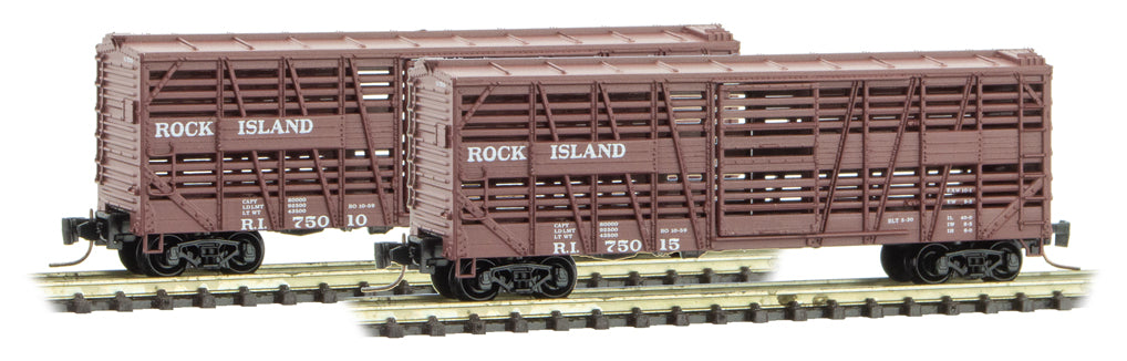 Micro-Trains Z 40' DESPATCH STOCK CAR - RI #75010 - 489-52000251