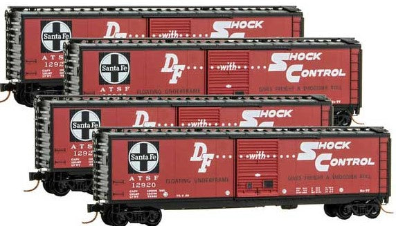 Micro-Trains N ATSF 4PK RP#148 - 489-99300148