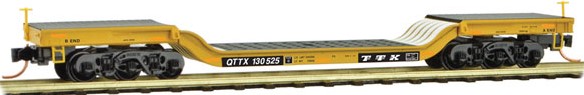 Micro-Trains N TTX DEPRESSED FLAT 3-CAR RUNNER PACK - 489-99300150
