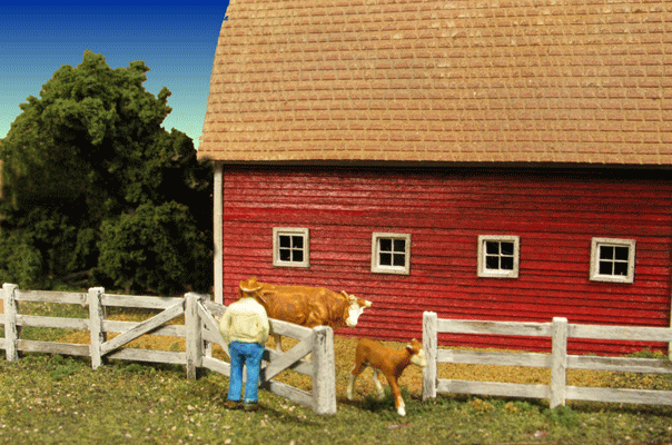 Monroe Models HO BARN YARD FENCE - 493-2310
