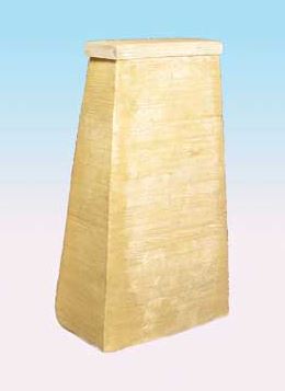 Monroe Models Single-Track Bridge Pier -- Board-Formed Concrete, Fits Atlas Plate Girder Bridge - 493-551