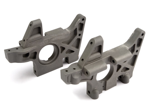 Traxxas 4930R Bulkheads (l & r) (Front) (grey) - TRA4930R
