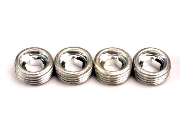 Traxxas 4934 Aluminum caps, pivot ball (4) - TRA4934