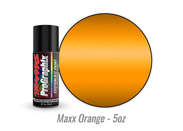 Traxxas 5051 Body paint, ProGraphix, Maxx Orange (5oz) - TRA5051
