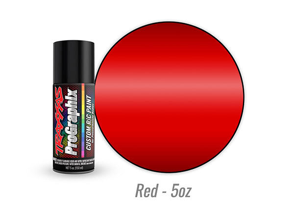 Traxxas 5057 Body paint, ProGraphix, Race - Red (5oz) - TRA5057