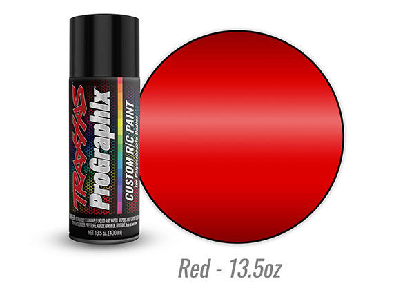 Traxxas 5057X Body paint, ProGraphix, Race - Red (13.5oz) - TRA5057X