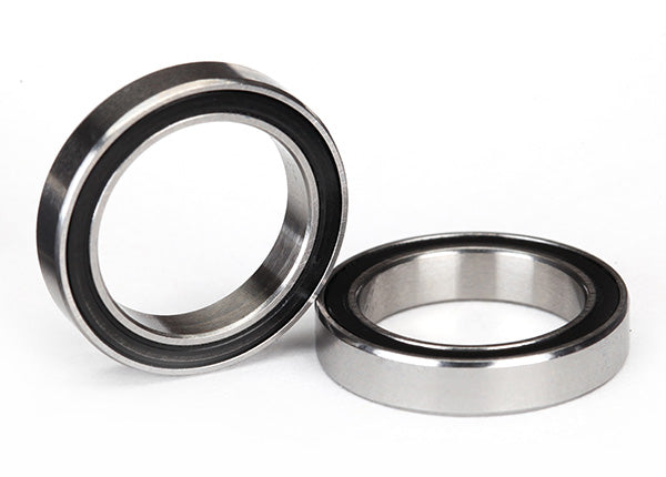 Traxxas 5102A Ball bearings, black rubber sealed (15x21x4mm) (2) - TRA5102A