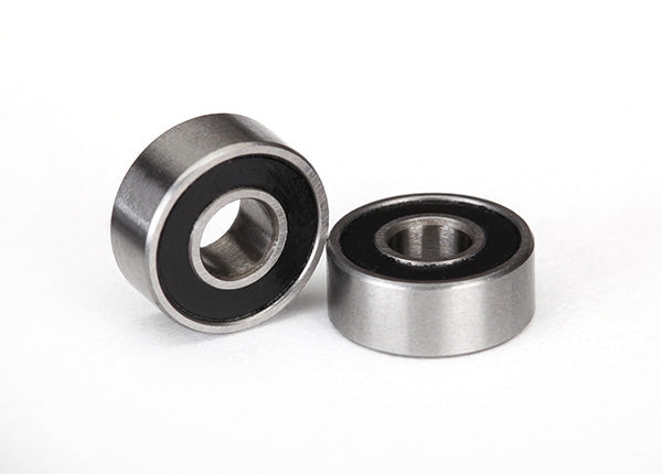 Traxxas 5104A Ball bearings, black rubber sealed (4x10x4mm) (2) - TRA5104A
