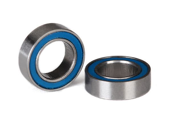 Traxxas 5105 Ball bearings, - Blue rubber sealed (6x10x3mm) (2) - TRA5105