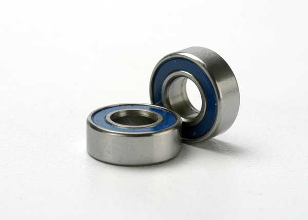 Traxxas 5116 Ball bearings, - Blue rubber sealed (5x11x4mm) (2) - TRA5116