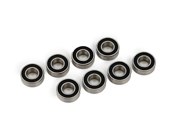 Traxxas 5116R Ball Bearing Stainless Steel - Black Seal 5X11X4 (8)