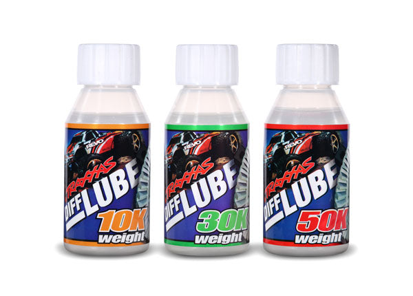 Traxxas 5136X Differential oil kit (1 each: 10K, 30K, 50K weights) - TRA5136X