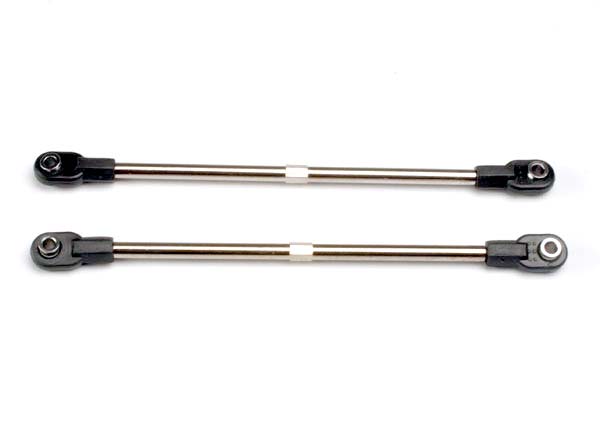 Traxxas 5138 Turnbuckles, 106mm (Front tie rods) (2) (includes installed rod ends and hollow ball connectors) - TRA5138