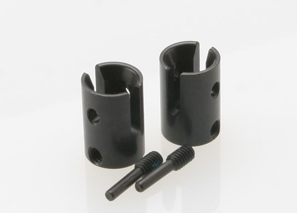 Traxxas 5153R Drive cups, inner (2) Revo (steel constant-velocity driveshafts)/screw pin, M4/15 (2) (for use only with 5333R adjustable Wheelbase Rear Suspension Arms) - TRA5153R