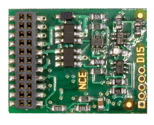 NCE HO Decoder, D16 w/21 pin MTC plug 6-Function - NCE 5240156