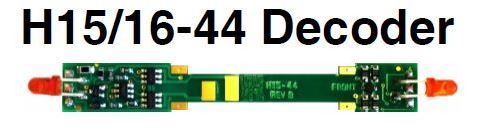 NCE H15-16-44 Drop in Control-Only Decoder -- Fits Atlas H15-44 or H16-44 - NCE 5240159